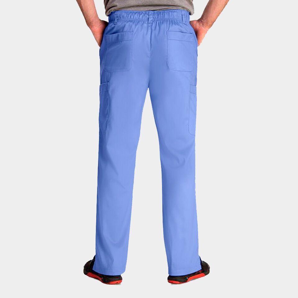 Edge-by-IRG_6851-MensHalfElasticWaistbandPant-CeilBlue-CBL-02-IRG-Scrubs.jpeg Men's Half Elastic Waistband Pant | 6851 - Cincy Scrubs