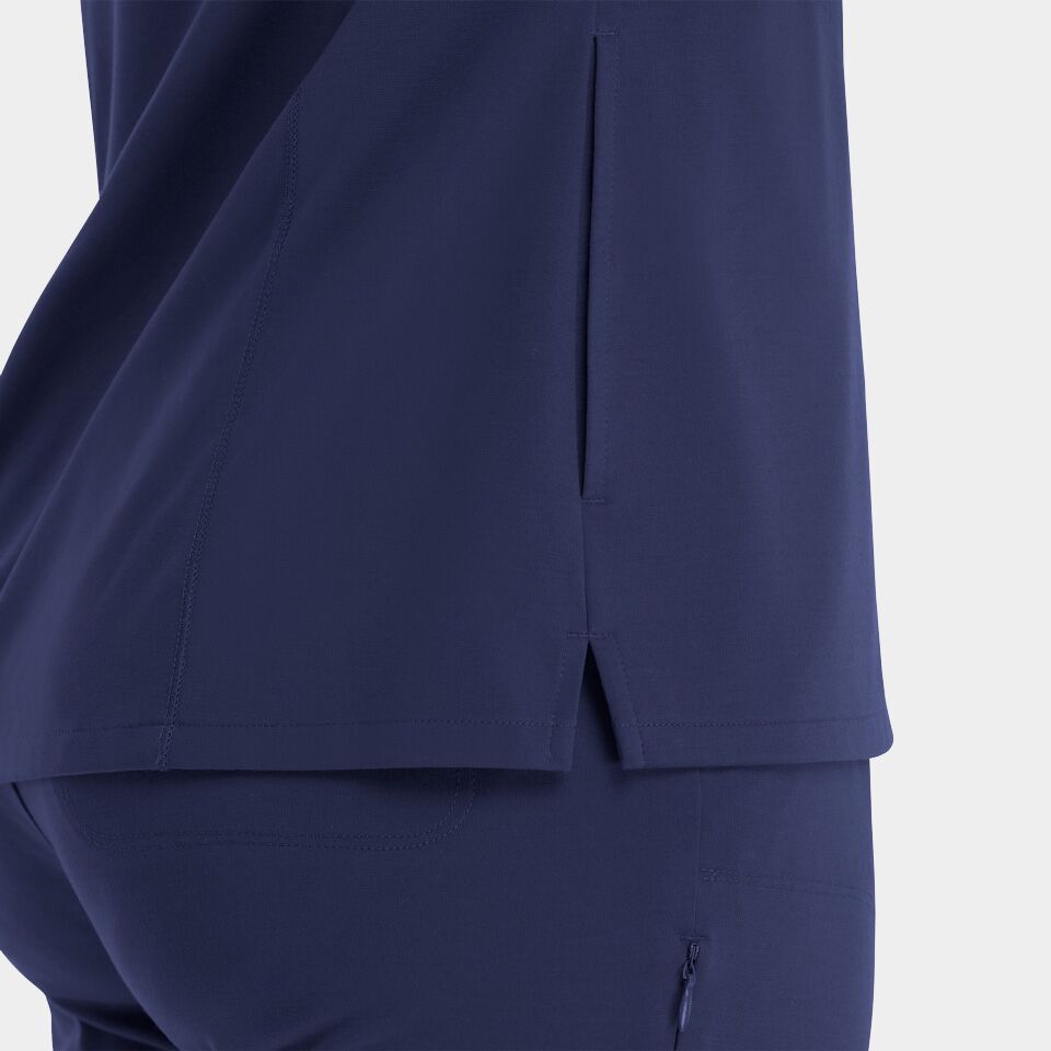 Focus-by-Maevn_20301-WomensBandedV-NeckTop-Navy-NVY-06-Maevn-Scrubs.jpg Women's V-Neck Top | 20301 - Cincy Scrubs