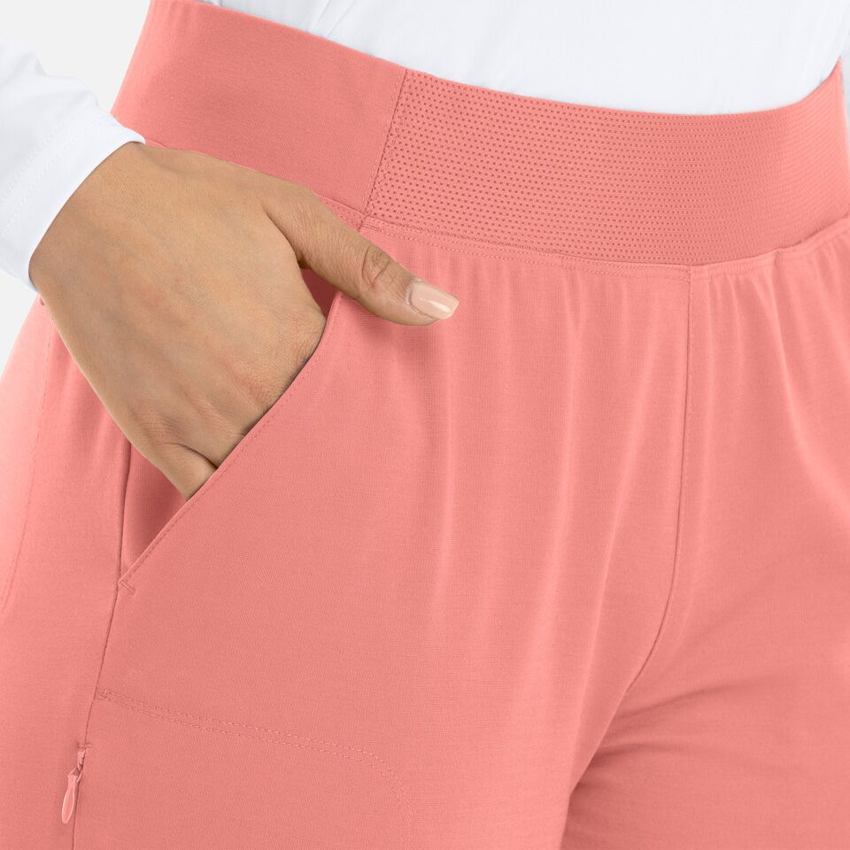 Focus-by-Maevn_60302-WomensMidRiseElasticJogger-DesertCoral-DCR-04-Maevn-Scrubs.jpg Women's Mid Rise Jogger | 60302 - Cincy Scrubs