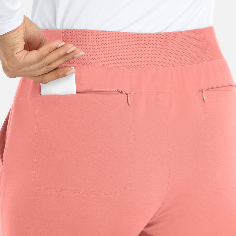 Focus-by-Maevn_60302-WomensMidRiseElasticJogger-DesertCoral-DCR-06-Maevn-Scrubs.jpg Women's Mid Rise Jogger | 60302 - Cincy Scrubs