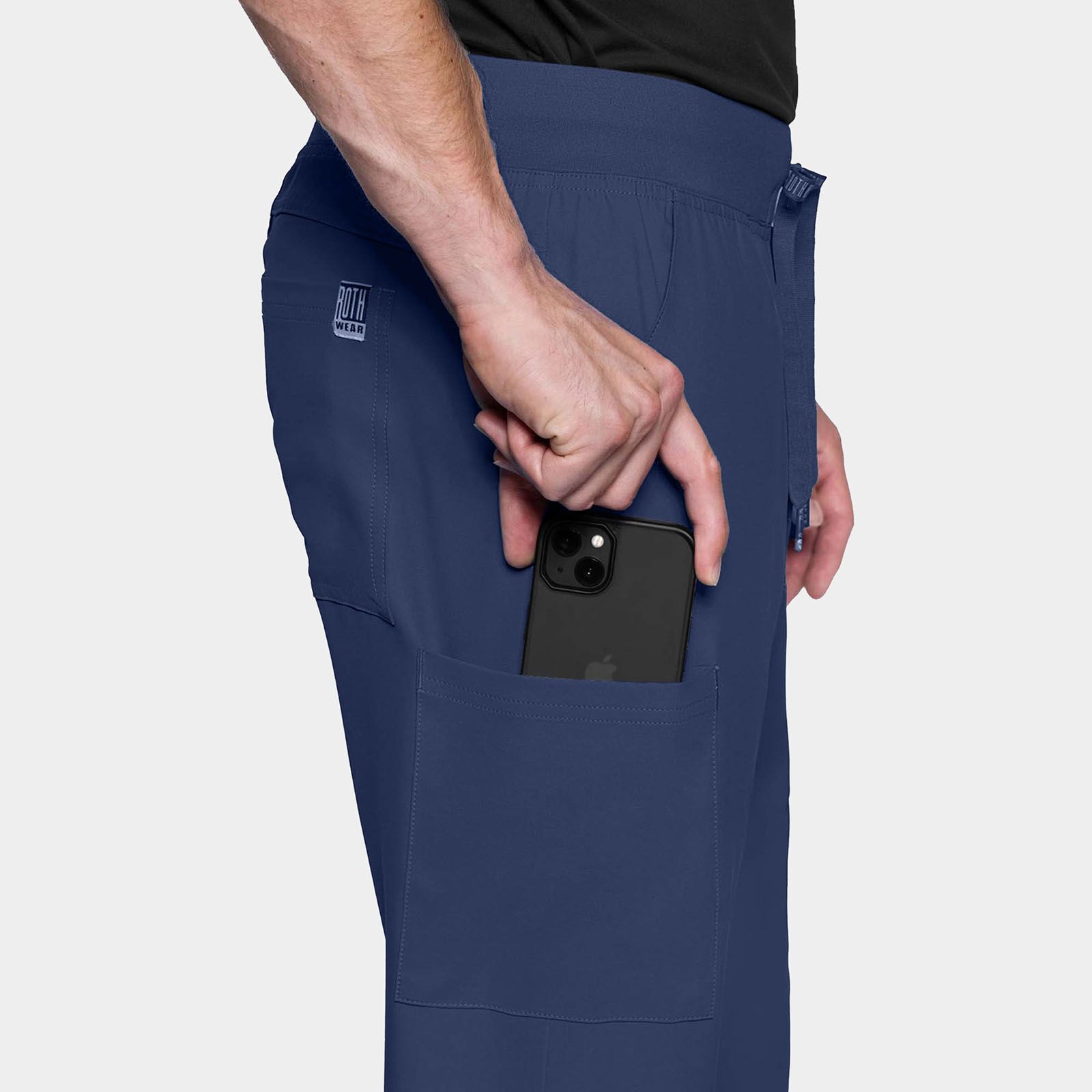 Rothwear-Insight-Jogger-MC2765_NAVY_Pocket-Detail.jpg Rothwear Insight Jogger Tall Length | MC2765T - Cincy Scrubs