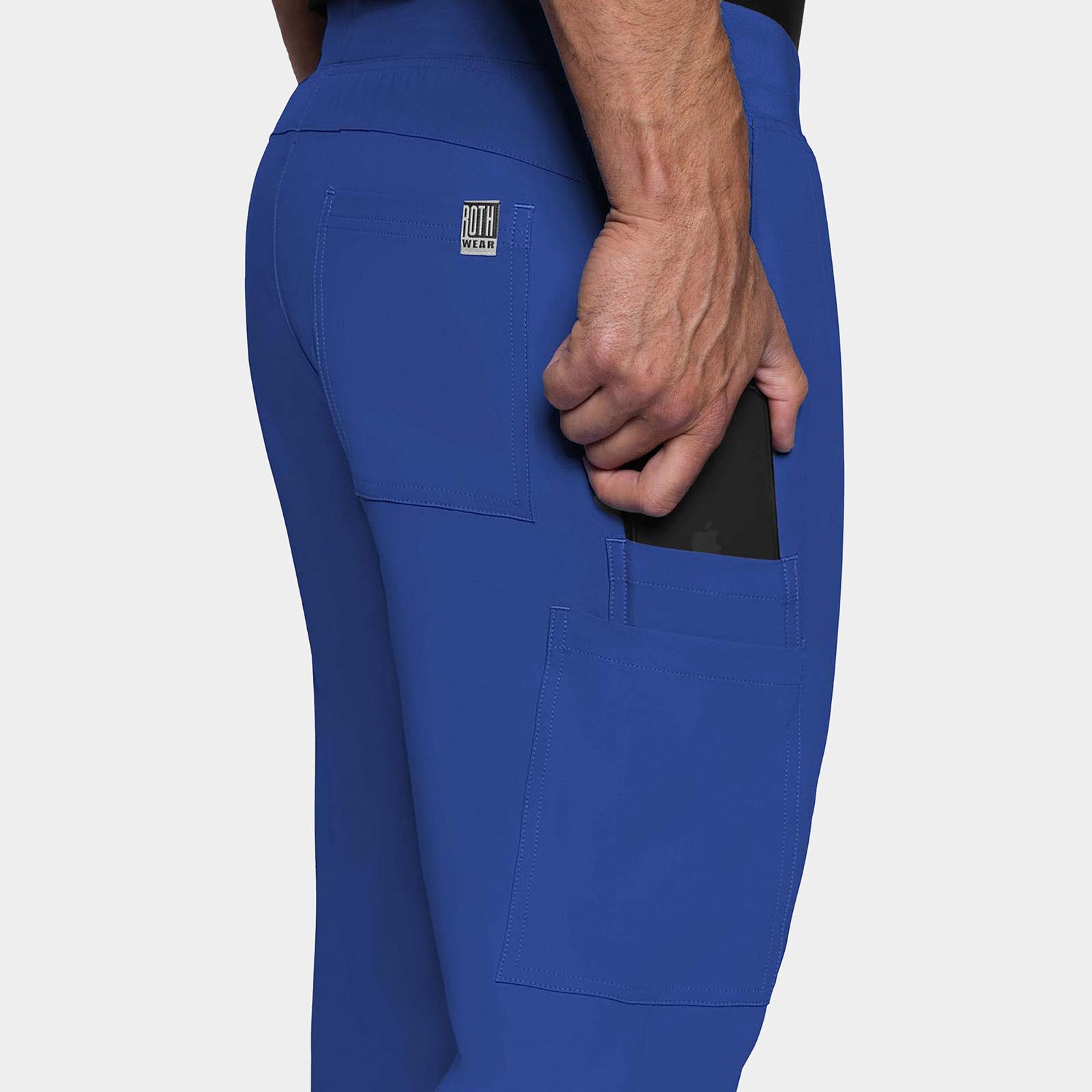 Rothwear-Insight-Straight-Leg-Pant-MC2772_ROYL_Pocket-Details.jpg Rothwear Insight Straight Leg Pant Short Length | MC2772S - Cincy Scrubs