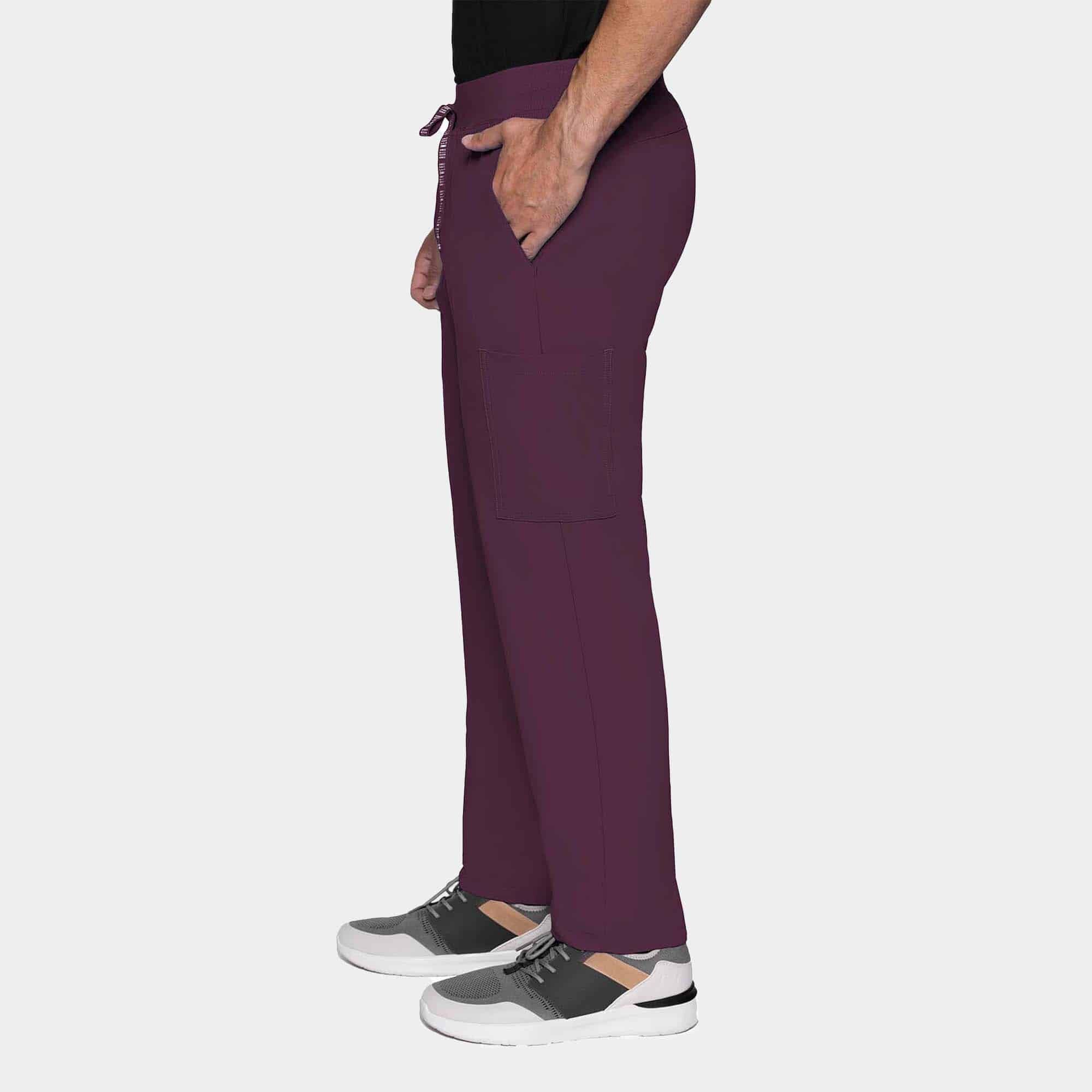 Rothwear-Insight-Straight-Leg-Pant-MC2772_WINE_Side.jpg Rothwear Insight Straight Leg Pant Short Length | MC2772S - Cincy Scrubs