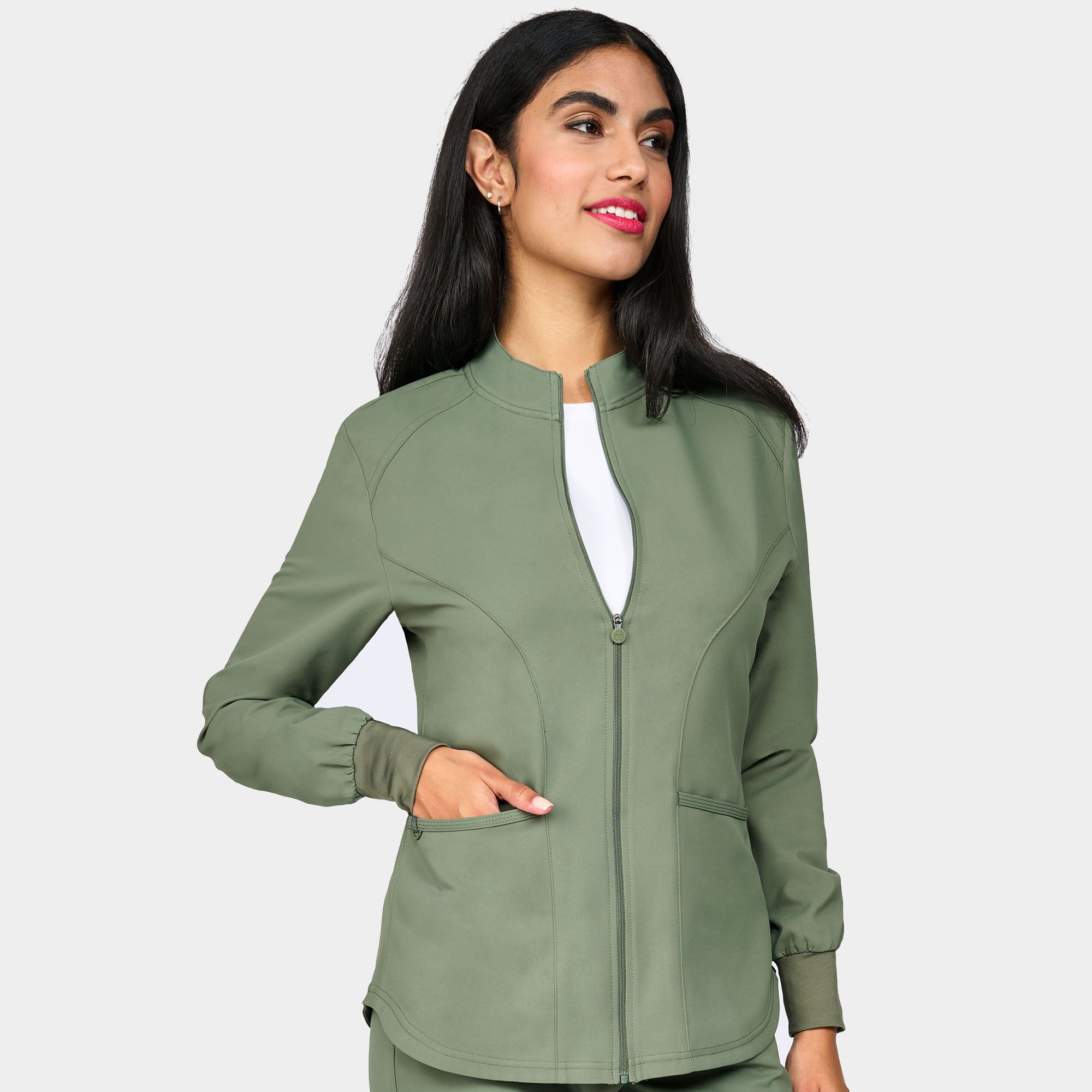 Zavate-Comfort-Warm-Up-Jacket-2056-Olive-01.jpg Comfort Warm Up Jacket | 2056 - Cincy Scrubs
