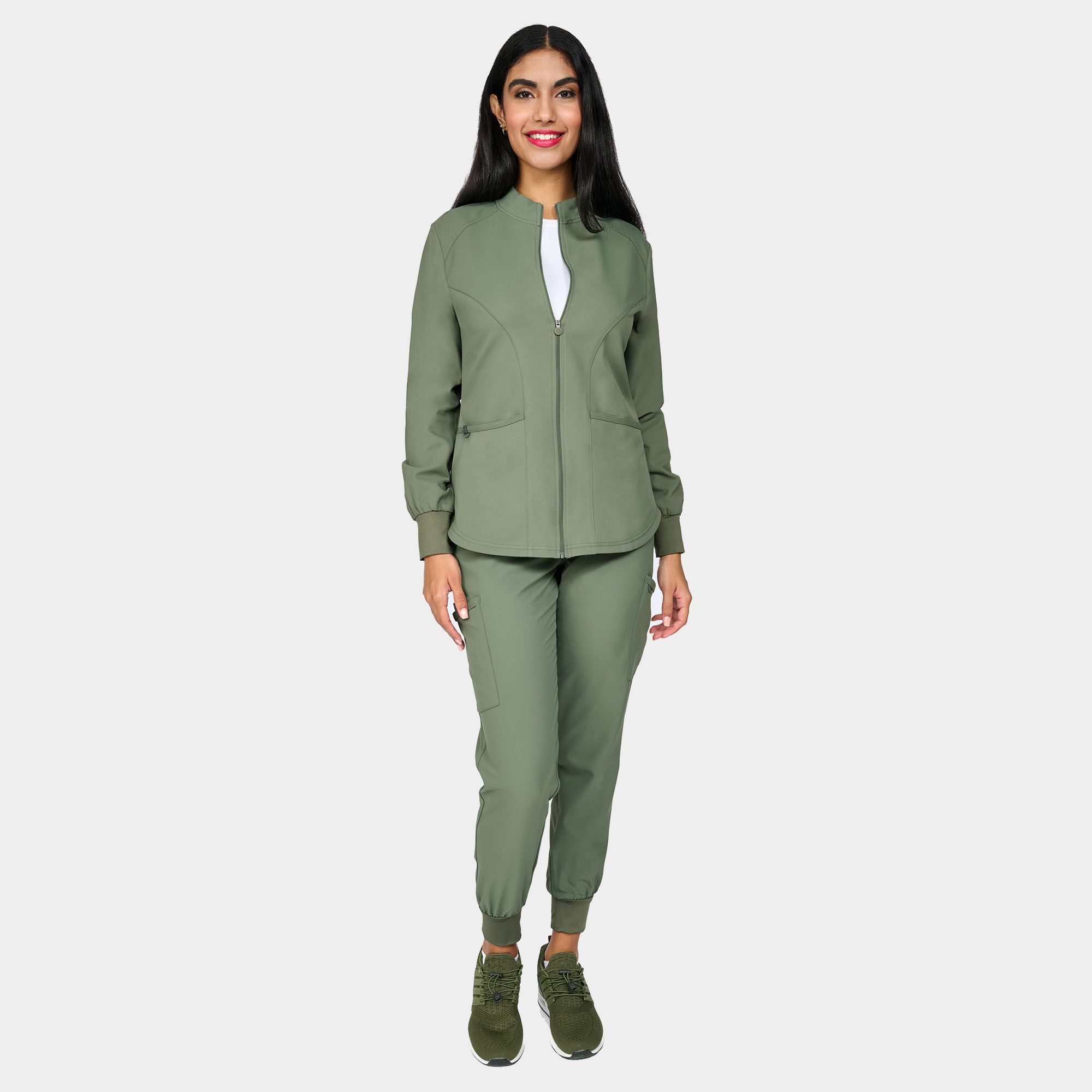 Zavate-Comfort-Warm-Up-Jacket-2056-Olive-04.jpg Comfort Warm Up Jacket | 2056 - Cincy Scrubs