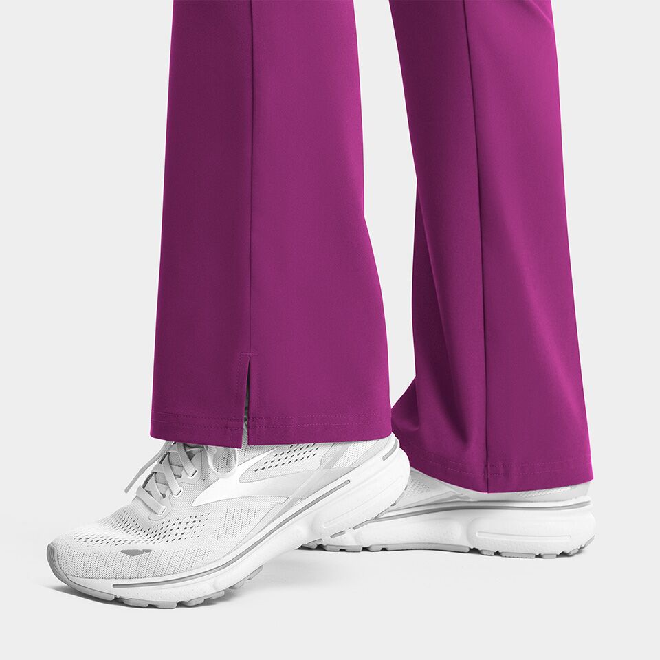 Epic-by-IRG_9813-WomensYogaWaistbandFlarePant-Razzleberry-RAZZ-03-IRG-Scrubs Women's Yoga Waistband Flare Pant | 9813 - Cincy Scrubs