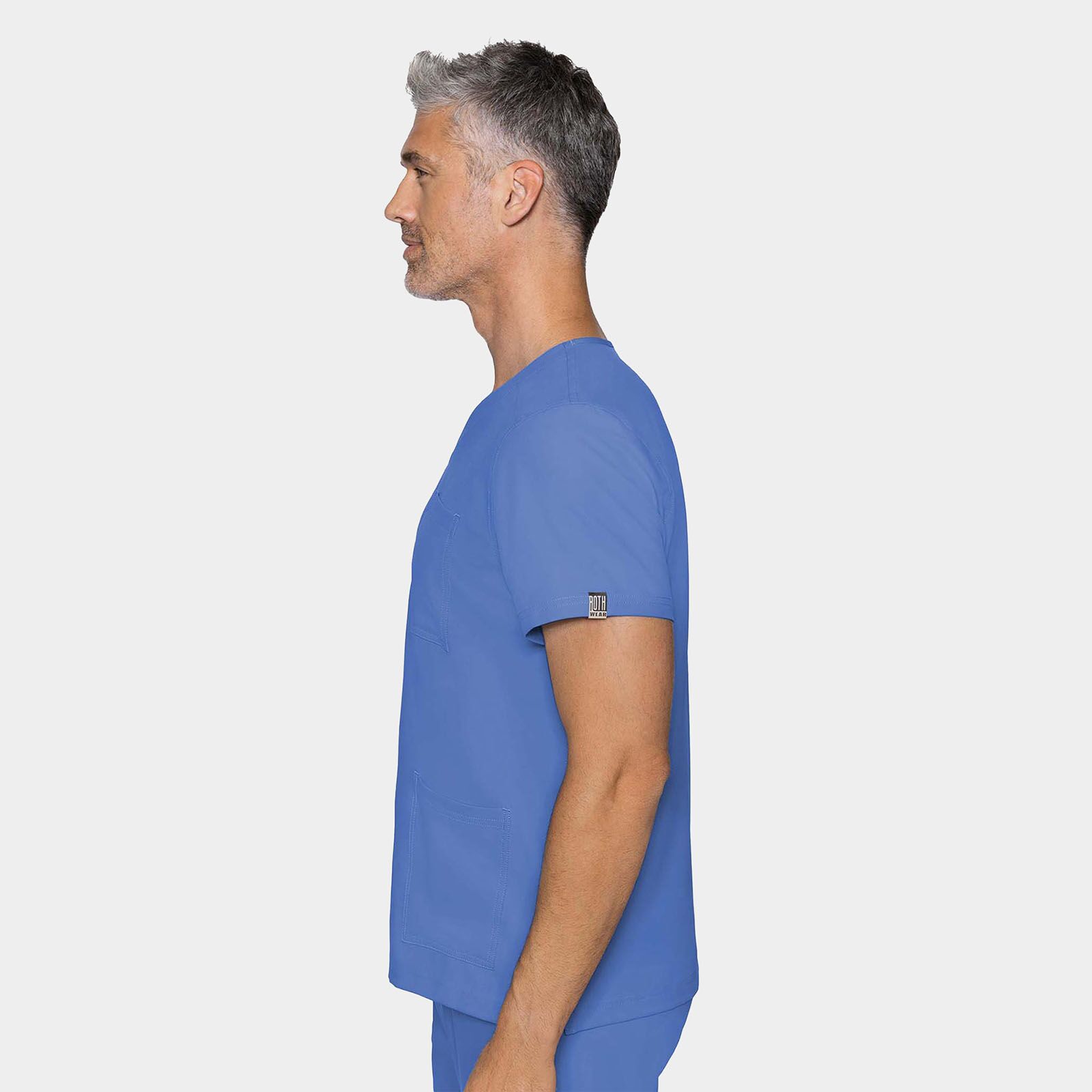 Rothwear-Insight-3-Pocket-Top-MC2486_CIEL_LEFT.jpg Rothwear Insight 3 Pocket Top | MC2486 - Cincy Scrubs