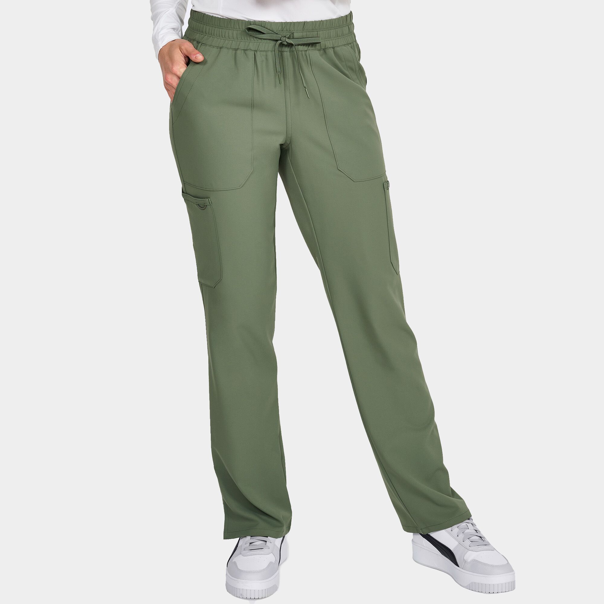 Zavate-Energy-Straight-Leg-Pant-3063-Olive-01.jpg Energy Straight Leg Pant - Regular Length | 3063 - Cincy Scrubs