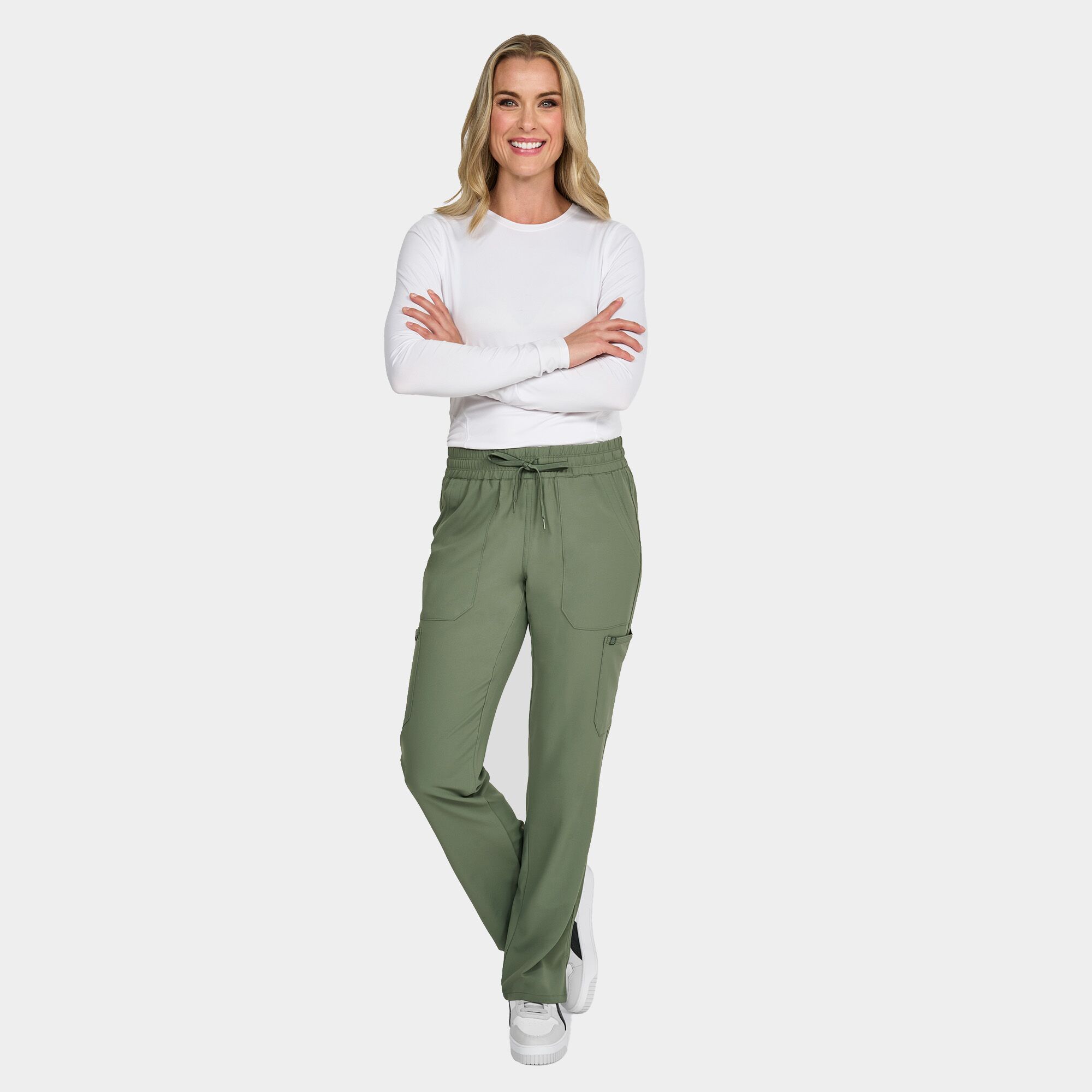 Zavate-Energy-Straight-Leg-Pant-3063-Olive-04.jpg Energy Straight Leg Pant - Regular Length | 3063 - Cincy Scrubs