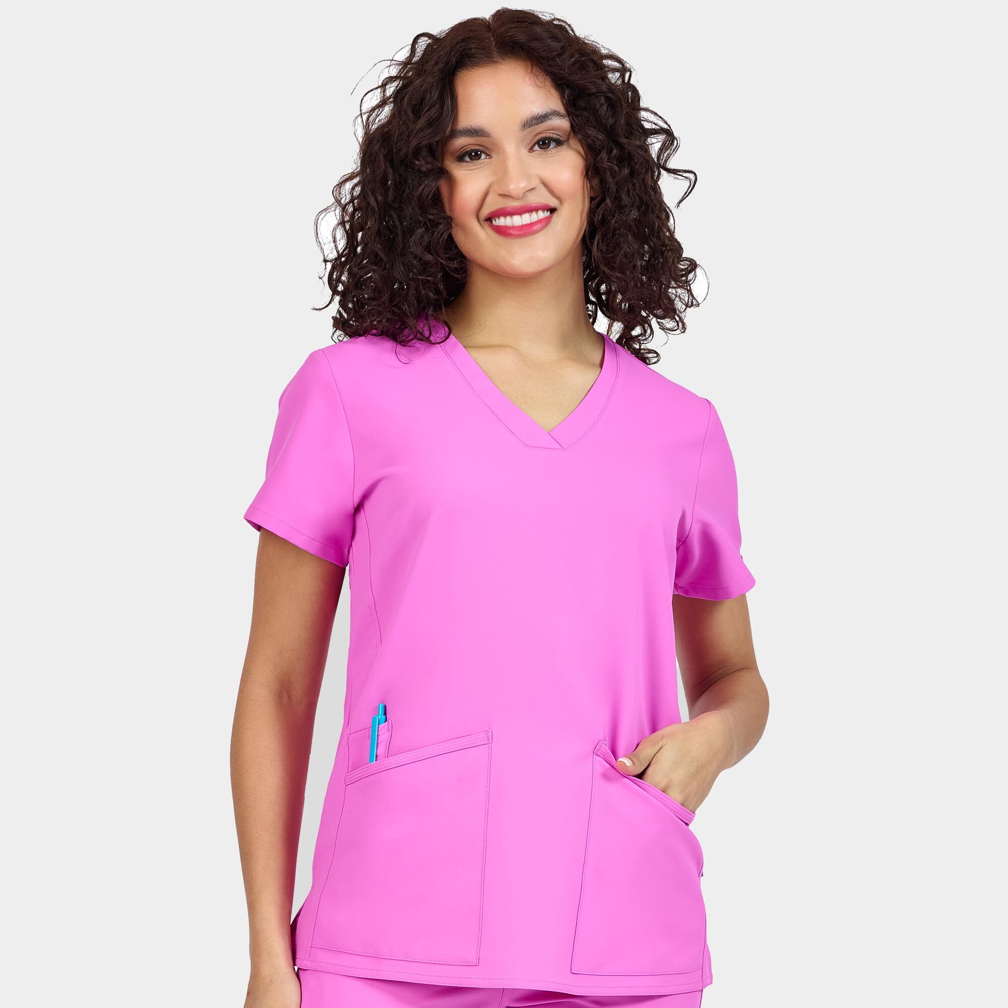 Zavate-Focus-V-Neck-Top-1165-Orchid-01.jpg Focus V-Neck Top | 1165 - Cincy Scrubs