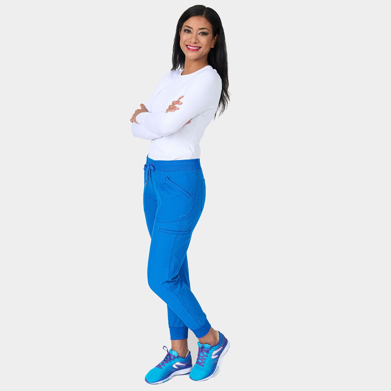 Zavate-Sheba-Jacquard-Pant-3070-Jacquard-Royal-04.jpg Sheba Jacquard Pant | 3070 - Cincy Scrubs
