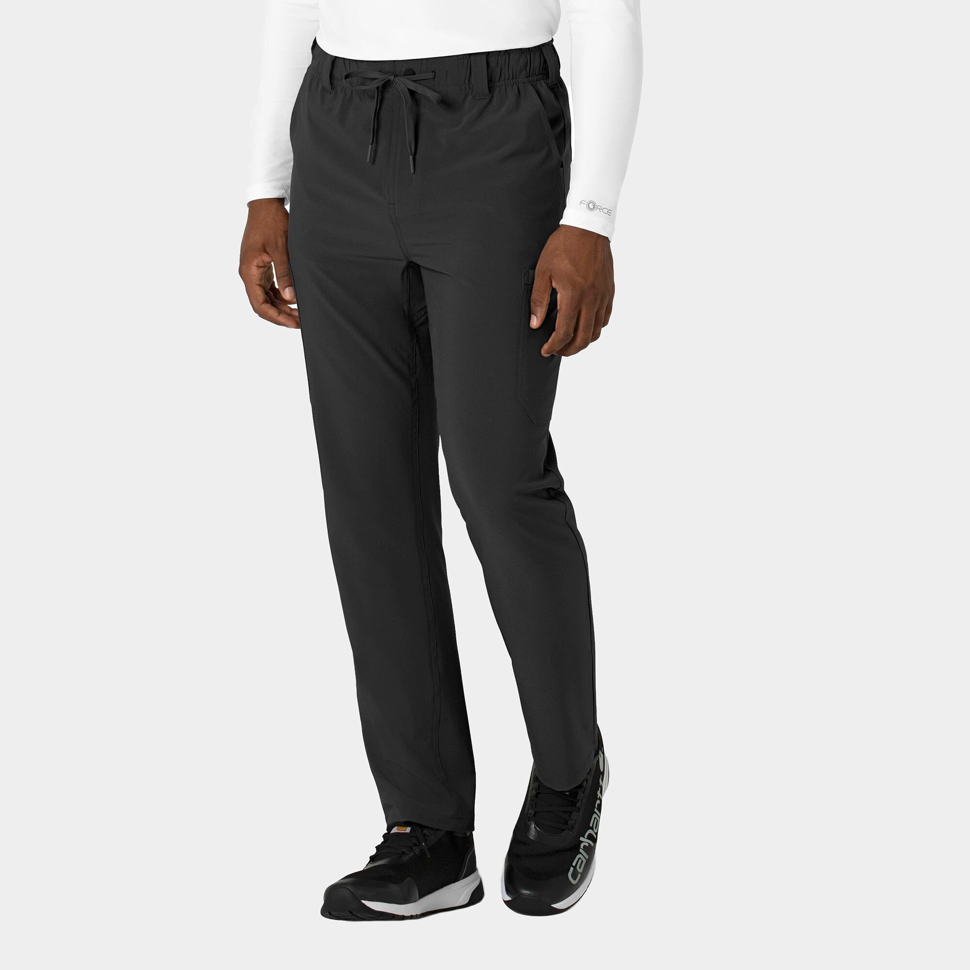 C56410_BLK_alt2 Men's Straight Leg Scrub Pant | C56410 - Cincy Scrubs
