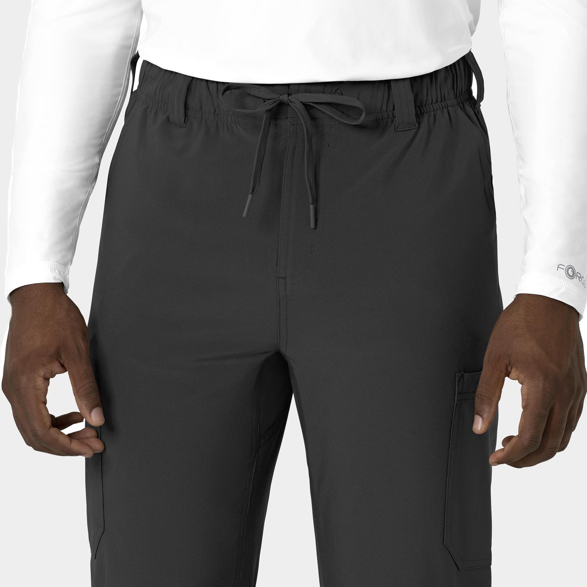 C56410_BLK_alt7 Men's Straight Leg Scrub Pant | C56410 - Cincy Scrubs