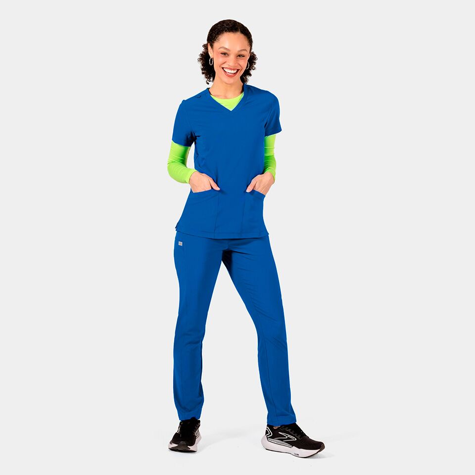 Epic-by-IRG_4801-WomensV-NeckTop-RoyalBlue-RYL-06-IRG-Scrubs Women's V-Neck Top | 4801 - Cincy Scrubs