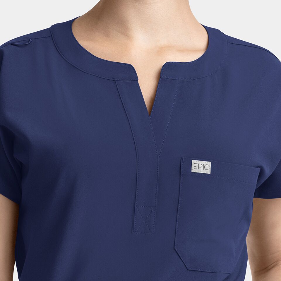 Epic-by-IRG_4804-WomensDolman3PocketTop-NavyBlue-NVY-03-IRG-Scrubs EPIC by IRG - Women's Dolman 3 Pocket Top | 4804 - Cincy Scrubs
