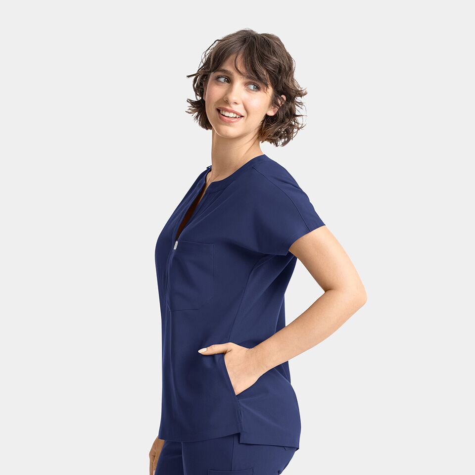 Epic-by-IRG_4804-WomensDolman3PocketTop-NavyBlue-NVY-05-IRG-Scrubs EPIC by IRG - Women's Dolman 3 Pocket Top | 4804 - Cincy Scrubs
