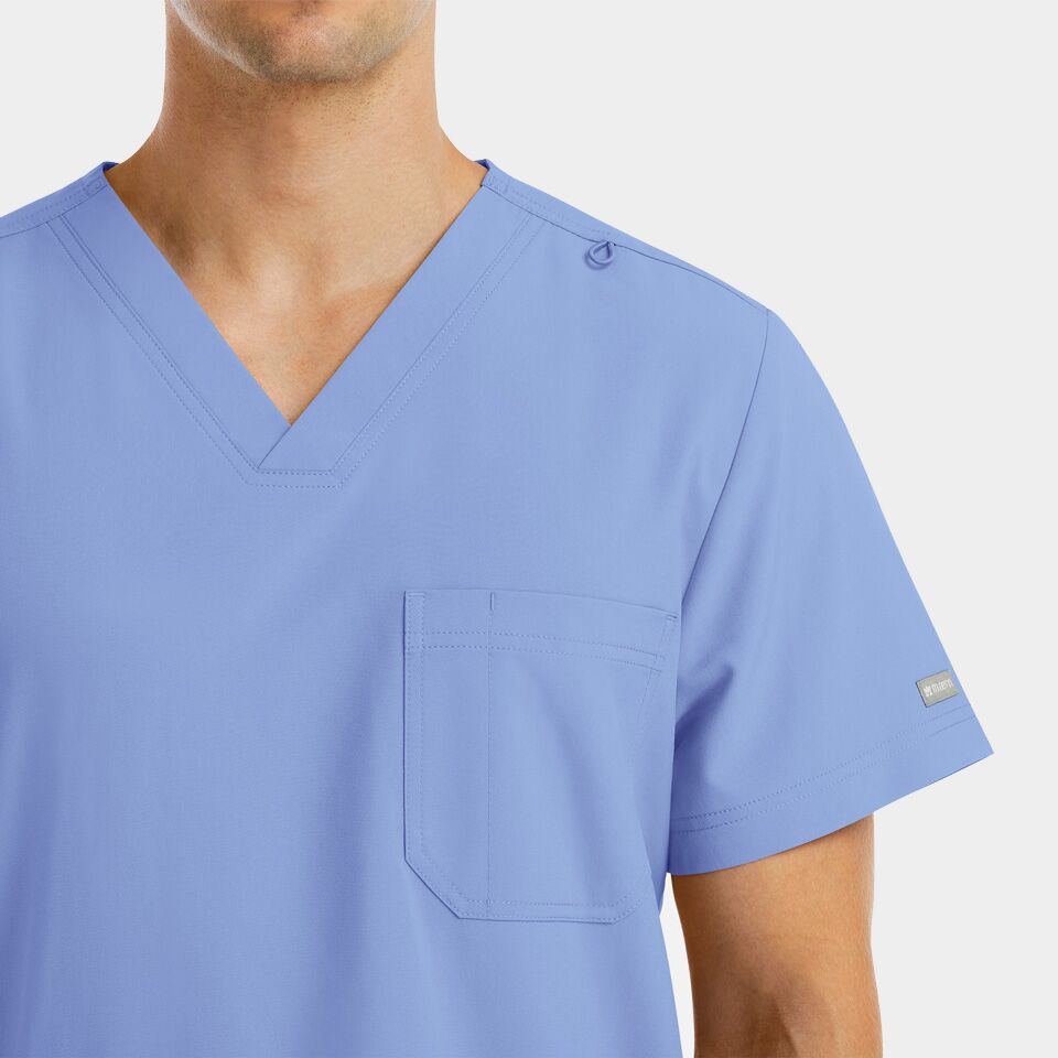Men's 3-Pocket V-Neck Top | 5802 - Image 3