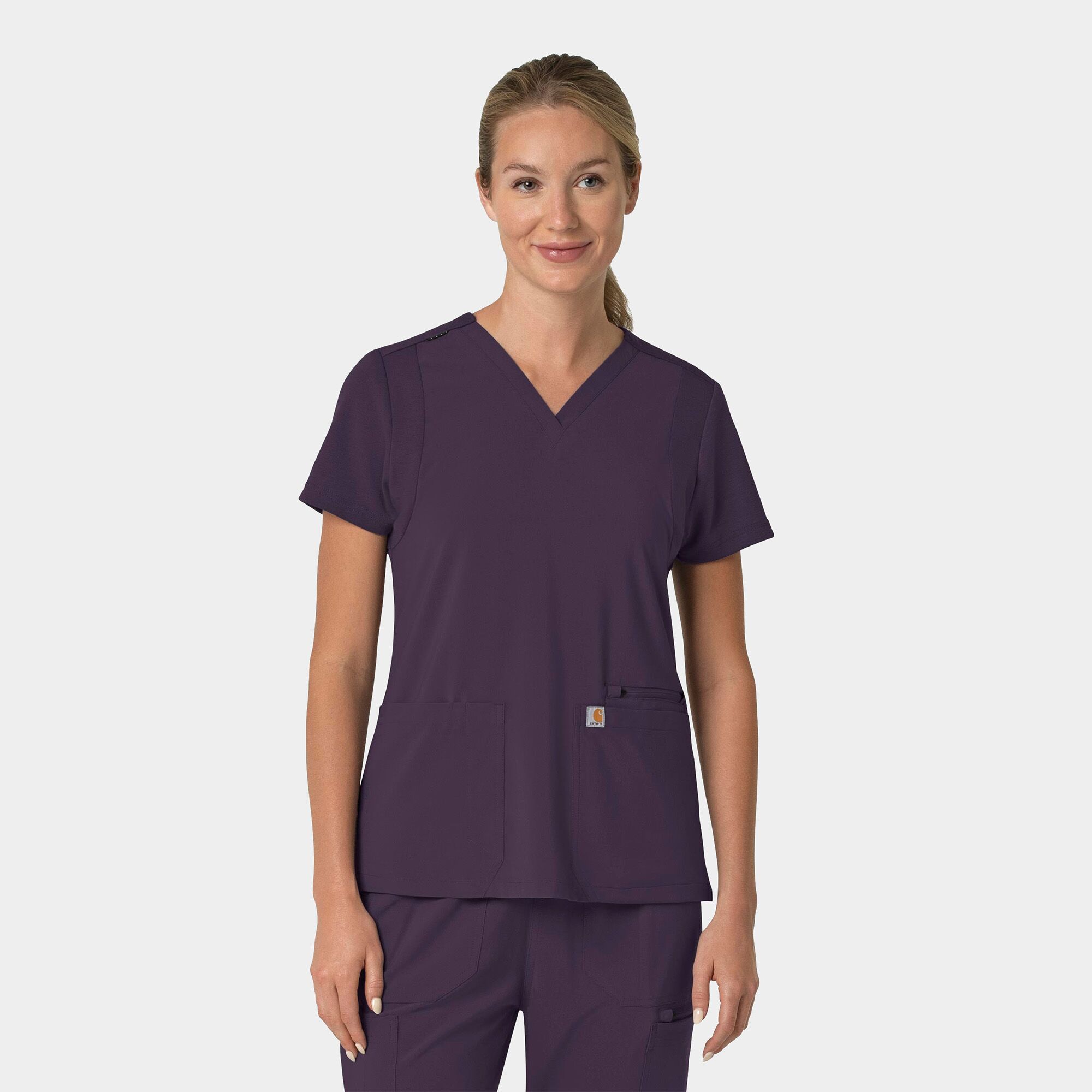 Women's Flex Panel V-Neck Scrub Top | C13210 - Image 1