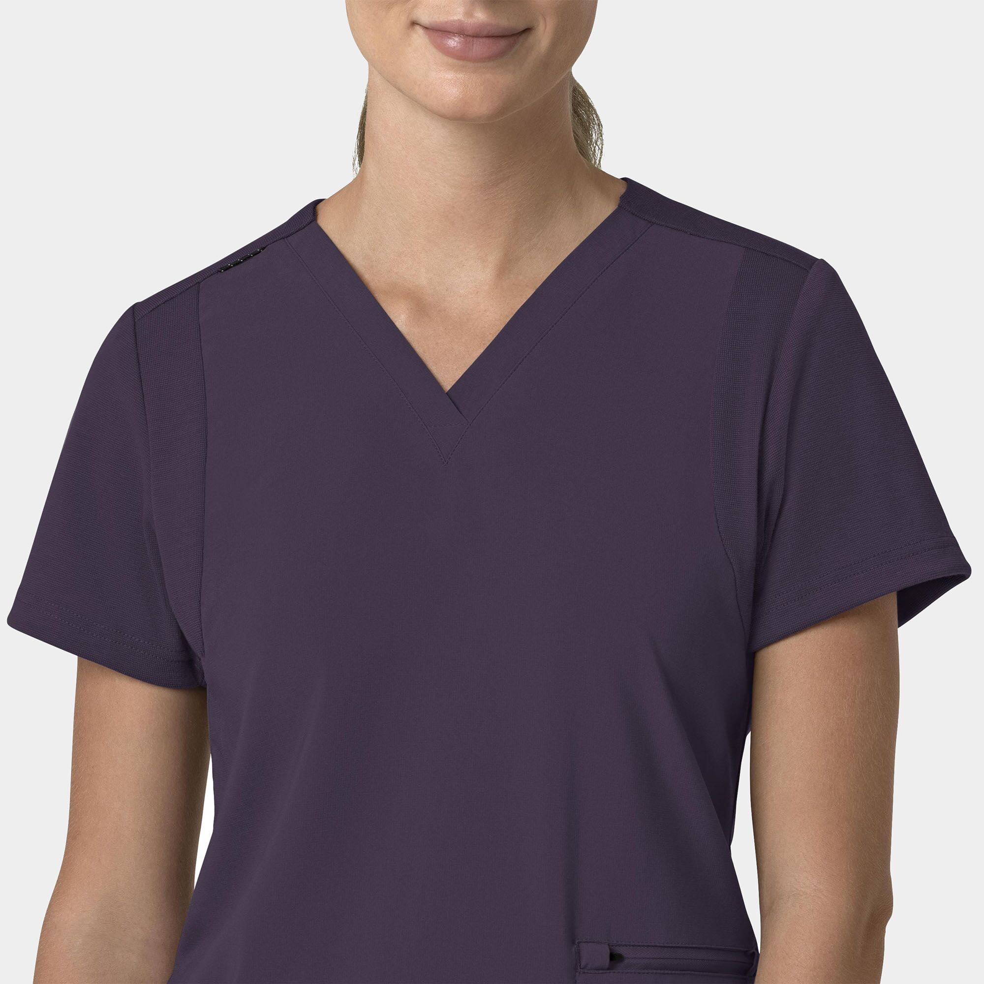 Women's Flex Panel V-Neck Scrub Top | C13210 - Image 5