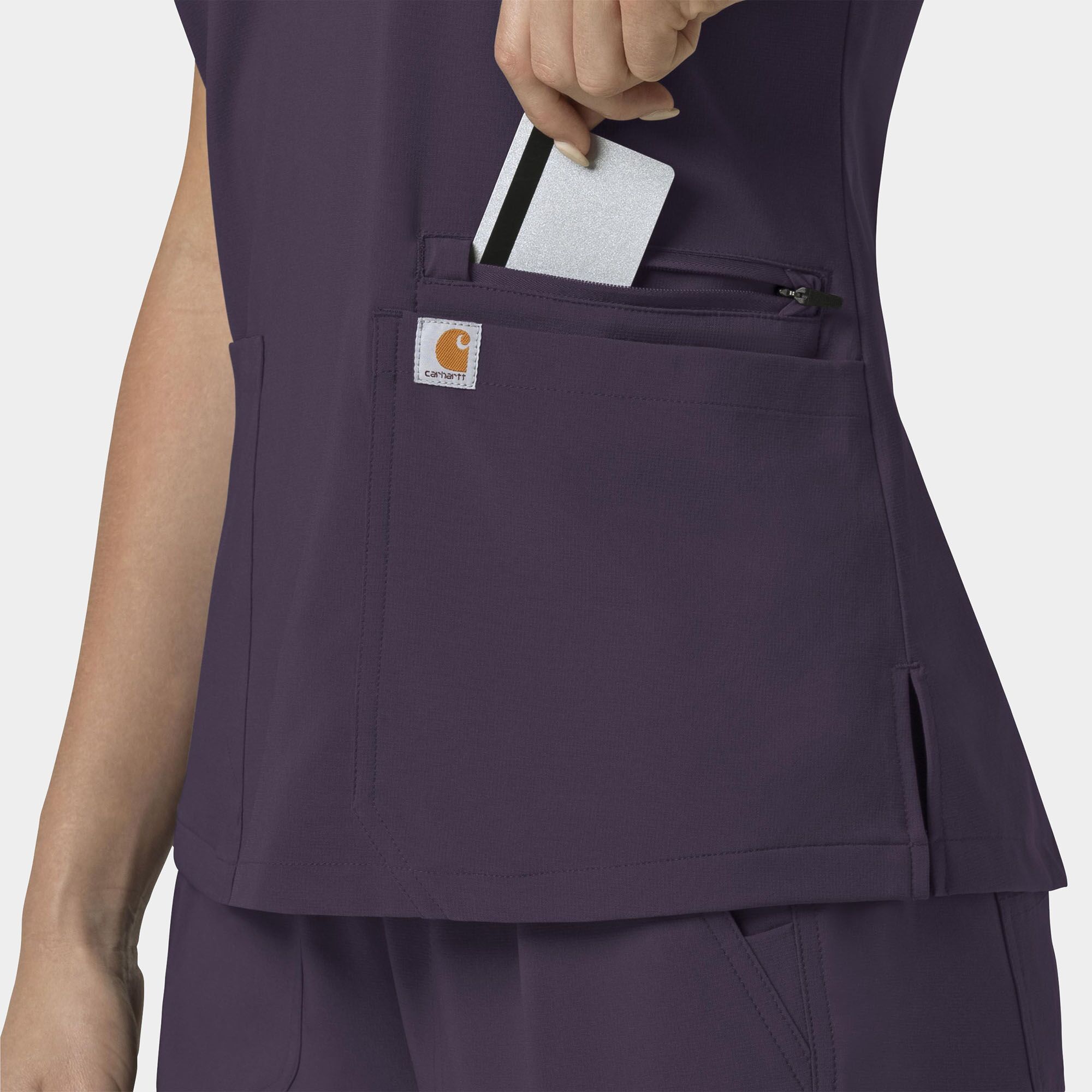 Women's Flex Panel V-Neck Scrub Top | C13210 - Image 8