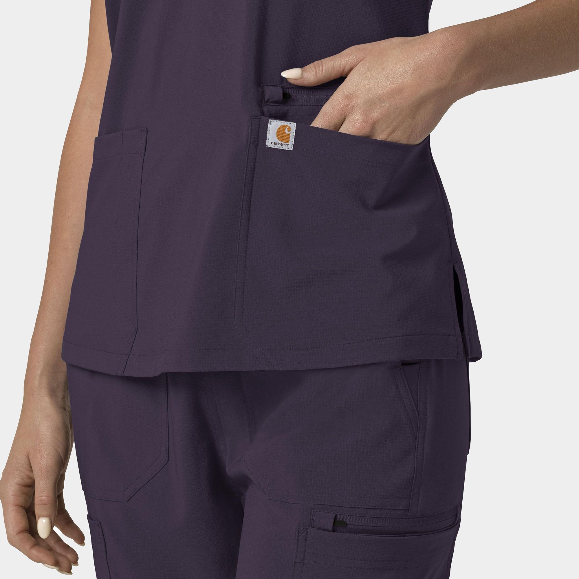 Women's Flex Panel V-Neck Scrub Top | C13210 - Image 9