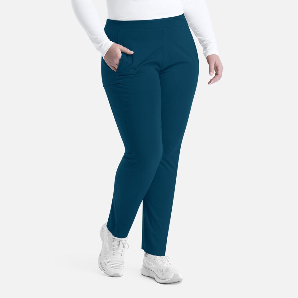 Focus-by-Maevn_60301-WomensMidRiseTaperedPant-CaribbeanBlue-CRB-03-Maevn-Scrubs.jpg Women's Mid Rise Tapered Pant | 60301 - Cincy Scrubs