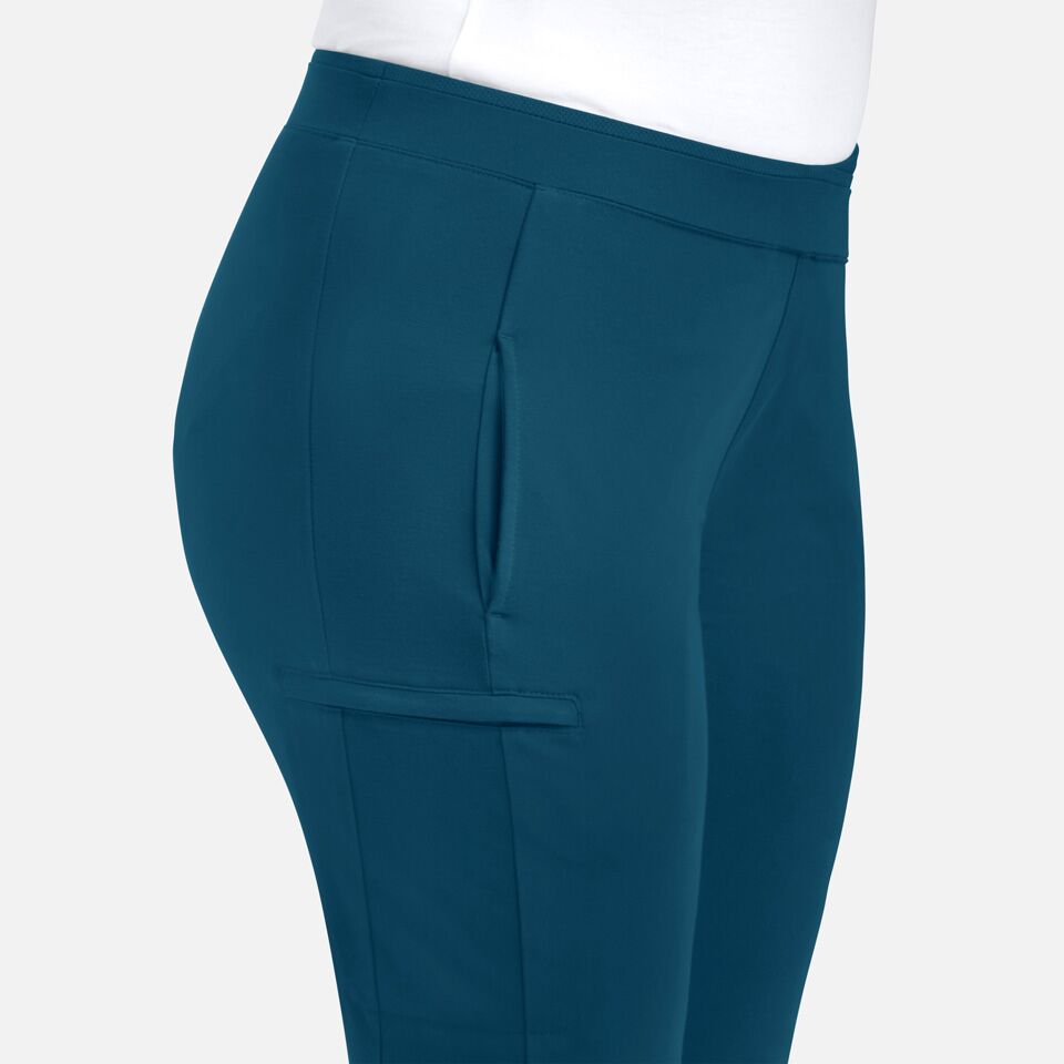 Focus-by-Maevn_60301-WomensMidRiseTaperedPant-CaribbeanBlue-CRB-06-Maevn-Scrubs.jpg Women's Mid Rise Tapered Pant | 60301 - Cincy Scrubs