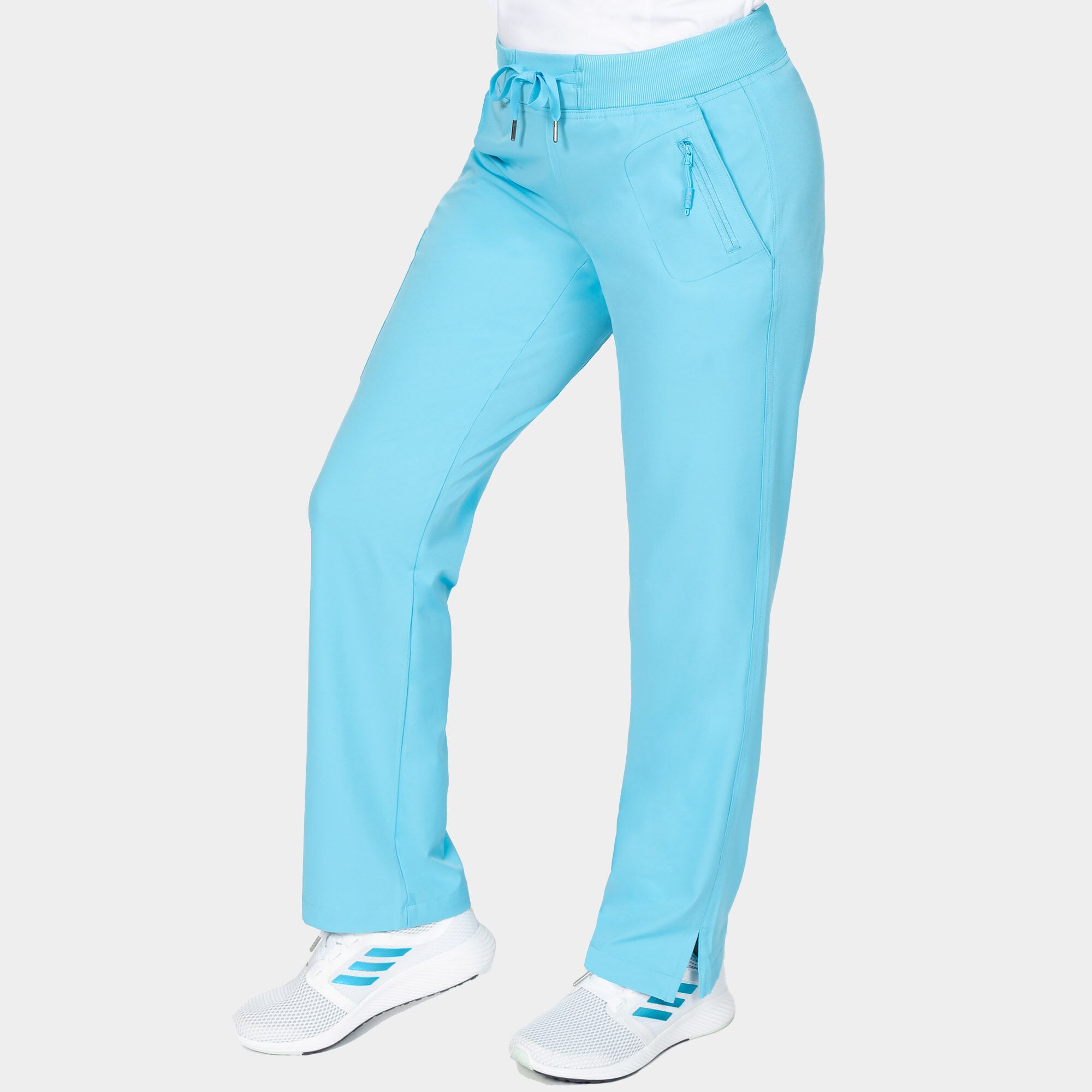 Zavate Women’s Yoga Scrub Pant 3018 Turquoise 01